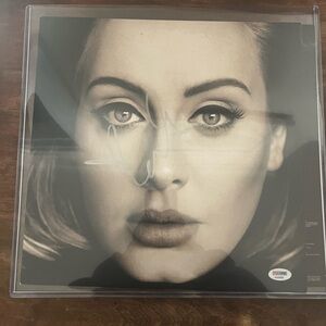 Adele Adkins Signed Album Cover